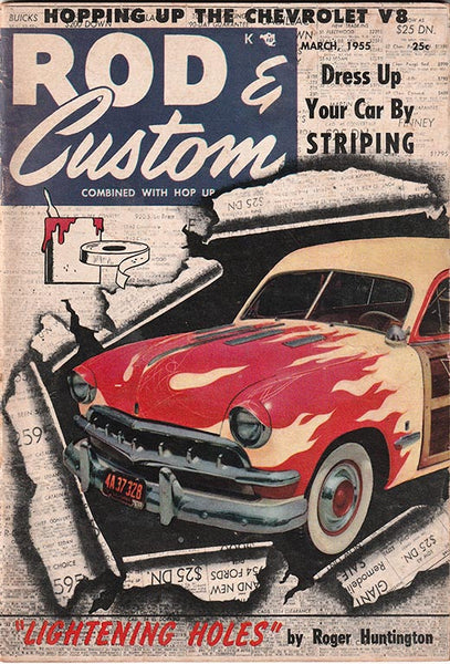 March 1955 Rod & Custom Magazine