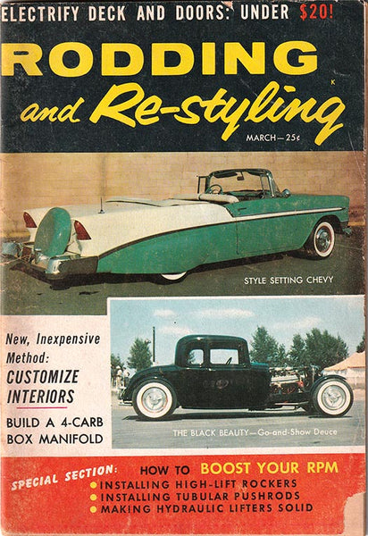 March 1958 Rodding and Re-styling Magazine