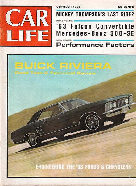 October 1962 Car Life Magazine