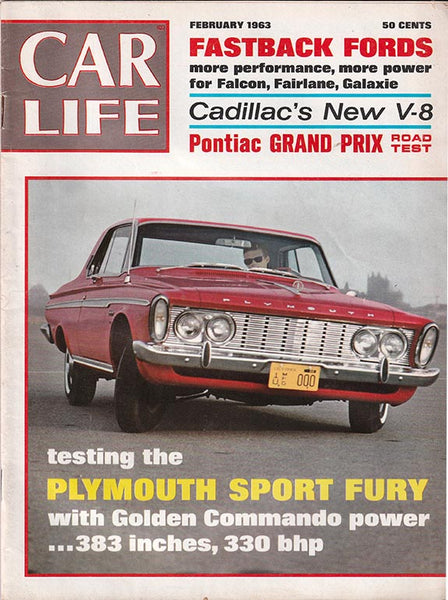 February 1963 Car Life Magazine