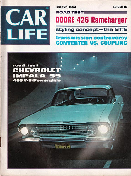 March 1963 Car Life Magazine