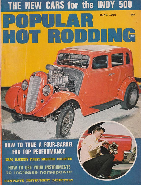 June 1965 Popular Hot Rodding Magazine