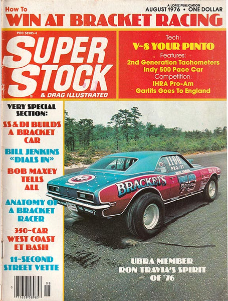 August 1976 Super Stock & Drag Illustrated Magazine
