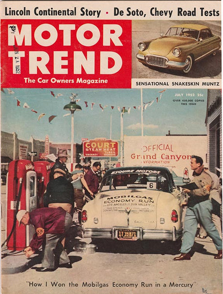 July 1952 Motor Trend Magazine