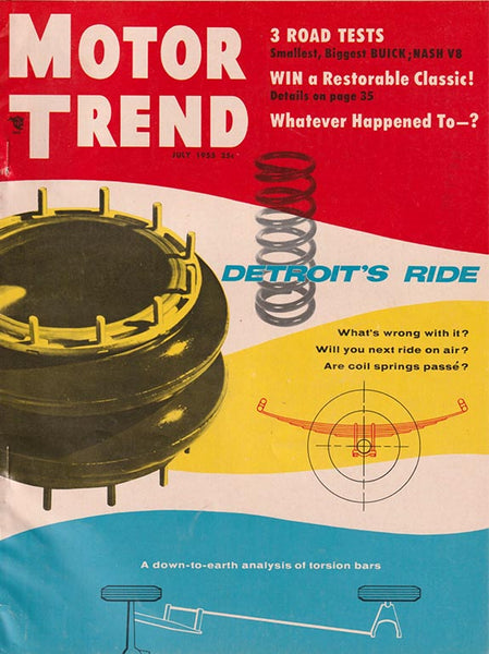 July 1955 Motor Trend Magazine