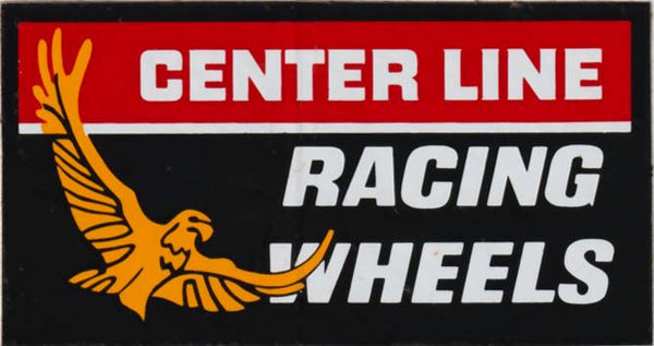 OE Vintage Late 1970's to Early 80's Center Line Racing Wheels Sticker