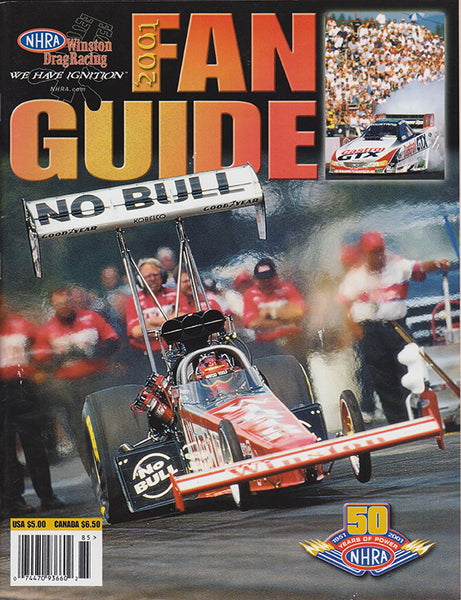 2001 NHRA Drag Racing Fan Guide