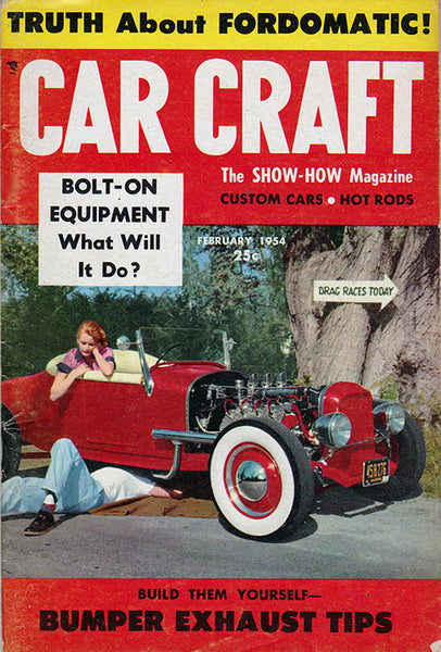 February 1954 Car Craft Magazine - Nitroactive.net