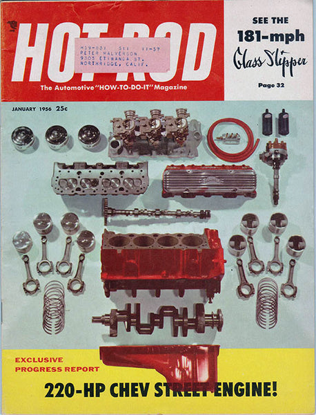 January 1956 Hot Rod Magazine