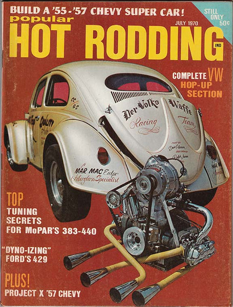 July 1970 Popular Hot Rodding Magazine