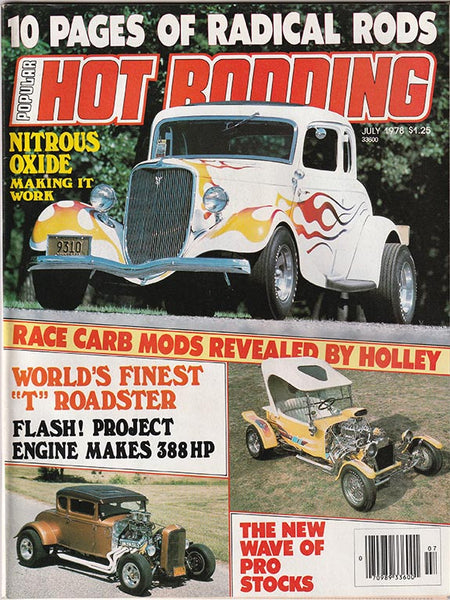 July 1978 Popular Hot Rodding Magazine