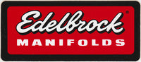 Vintage Original Edelbrock Manifolds Sticker 1970's - Nitroactive.net