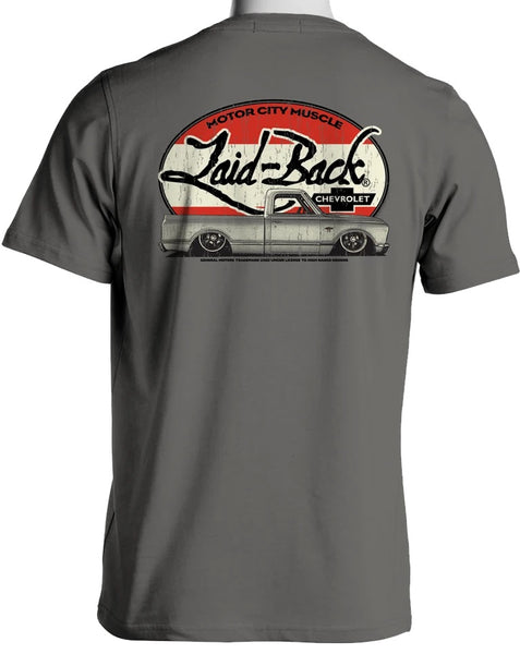 Laid-Back 1967-1972 Chevy Trucks Gray T Shirt
