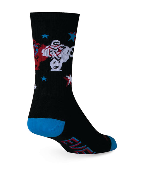 Sock Guy Legend Evil Knievel Acrylic Crew Socks