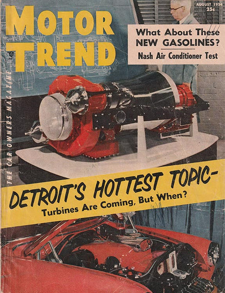 August 1954 Motor Trend Magazine