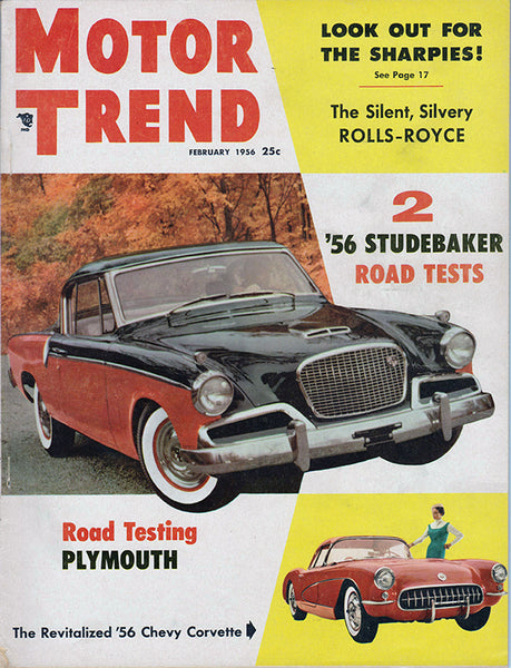 February 1956 Motor Trend Magazine - Nitroactive.net