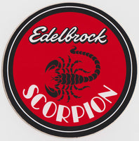 Edelbrock Scorpion Sticker 1970s - Nitroactive.net