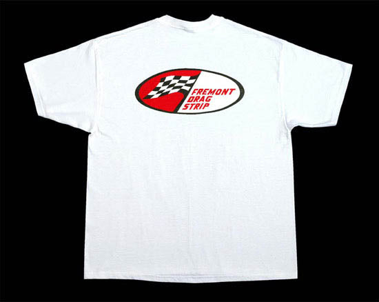 Fremont Drag Strip White T-Shirt - Nitroactive.net