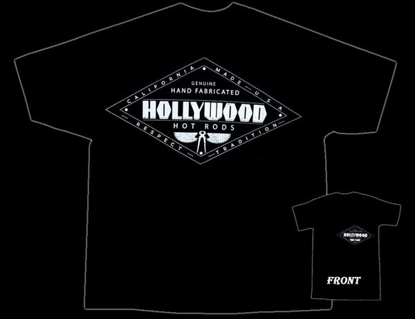 Hollywood Hot Rods Diamond Black T-Shirt - Nitroactive.net