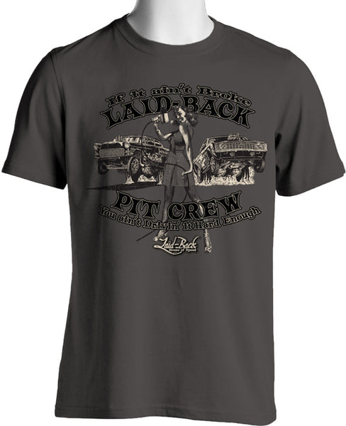 Laid-Back Pinup Pit Crew T-Shirt - Nitroactive.net