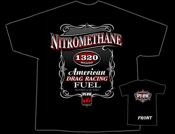 Nitromethane American Fuel Pro Drag T-Shirt - Nitroactive.net