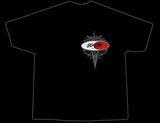 So-Cal Speed Shop Piston Pinstripe T-Shirt Black Front - Nitroactive.net