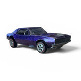 Original Hot Wheels 1967 Custom Camaro Purple US Dark Interior 3/4 front