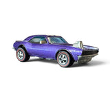 1969 Hot Wheels Redline Heavy Purple Chevy Hong Kong  front 3/4 shot
