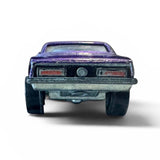 Original Hot Wheels 1967 Custom Camaro Purple US Dark Interior rear