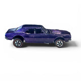 Original Hot Wheels 1967 Custom Camaro Purple US Dark Interior side view