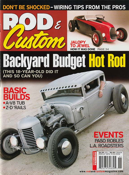 November 2006 Rod & Custom Magazine