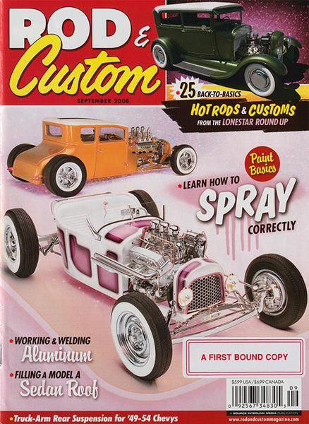 September 2008 Rod & Custom Magazine