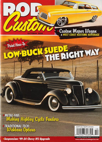 October 2008 Rod & Custom Magazine