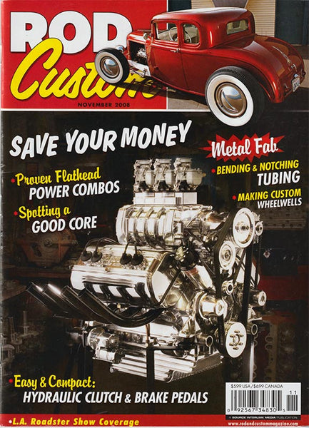 November 2008 Rod & Custom Magazine