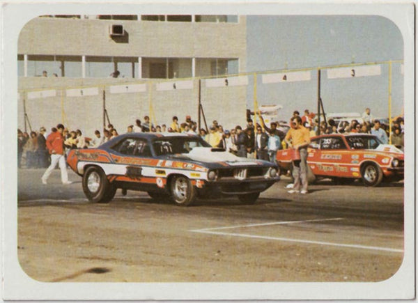 AHRA Race USA Trading Card #19 Don Grotheer's 1972 Top Stock Barracuda
