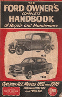 Original The Ford Owner's Complete Handbook 1949