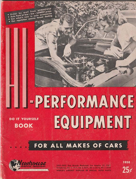 1958 Hi-Performance Equipment Guide