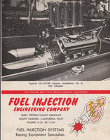 Original 1968 The Hilborn Fuel Injector Catalog - back
