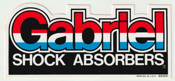 NOS 1975-1977 Gabriel Shock Absorber Sticker  