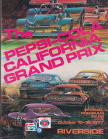 1977 Pepsi-Cola California Grand Prix Program