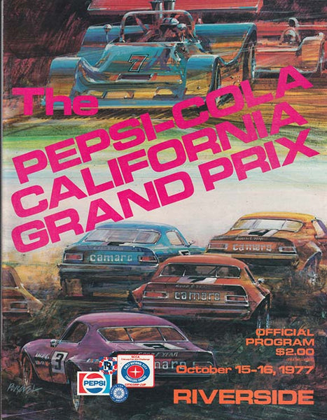 1977 Pepsi-Cola California Grand Prix Program