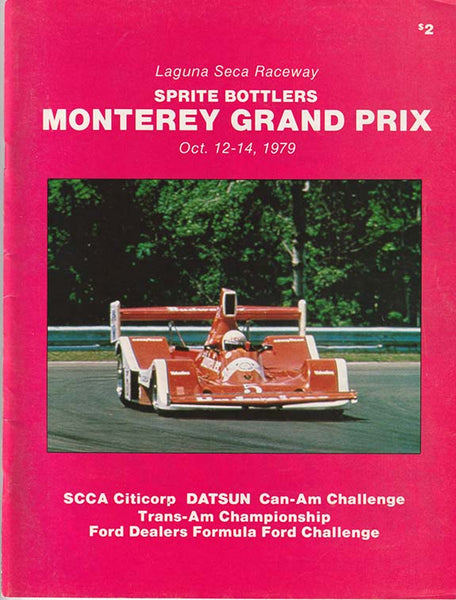 1979 Monterey Grand Prix Program EX+ - NM Condition