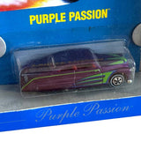 Hot Wheels 1990 Purple Passion Authentic Commemorative Replica Die Cast close up