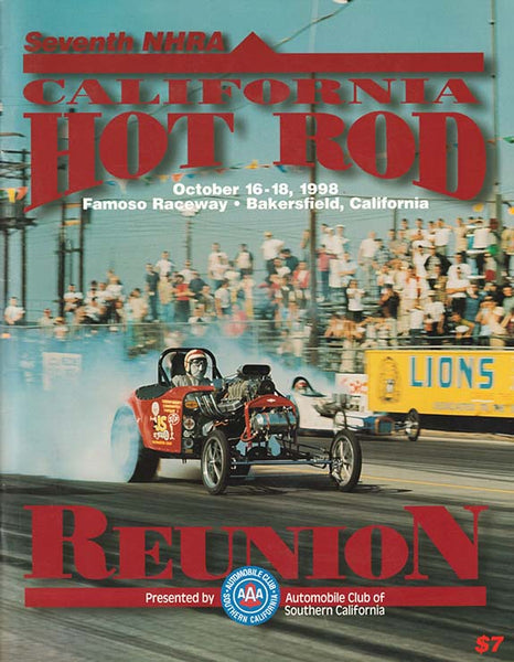 1998 California Hot Rod Reunion Program