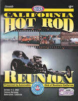 2002 California Hot Rod Reunion Program