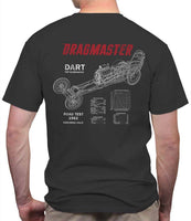 Dragmaster Dart 1962 Road Test T-Shirt Back