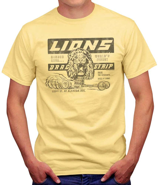 Lions Drag Strip T-Shirt Yellow