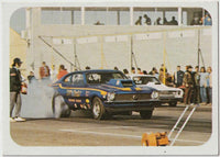 AHRA Race USA Trading Card #21 Wayne Gapp 1972 Top Stock Maverick