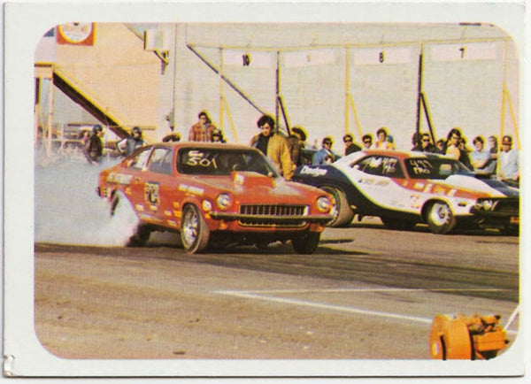 AHRA Race USA Trading Card #38 Joe Satmary's 1972 Pro Stock Vega