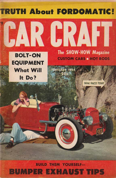 February 1954 Car Craft Magazine